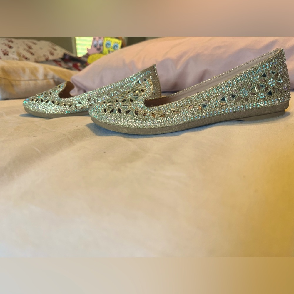 Girls Brand New Rhinestone shoes